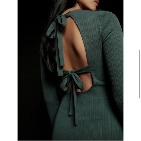 NWT Reformation Benedict Dress Juniper Medium - Picture 3 of 7